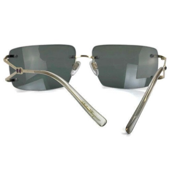 Vintage Salvatore Ferragamo Women Brown Sunglasses main image 5